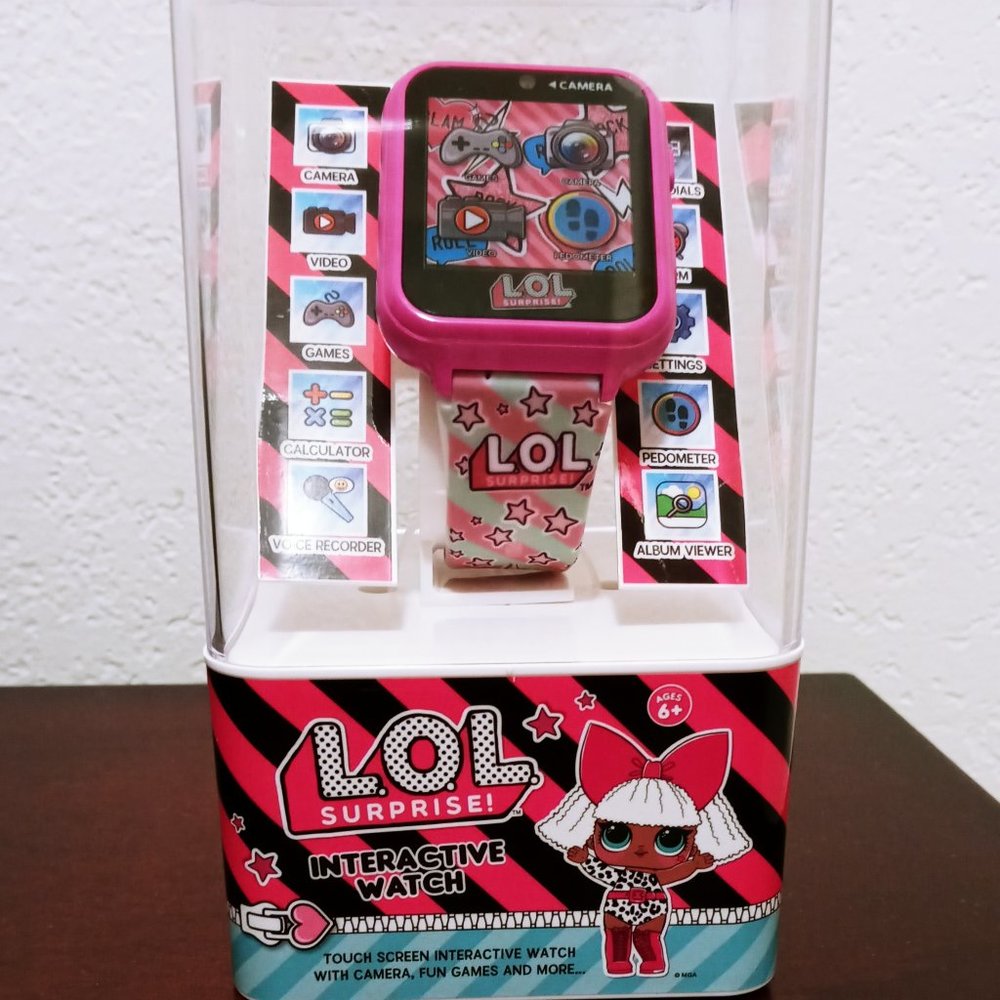 New LOL Interactive Watch Touch Screen Camera Fun Games Ages 6+
